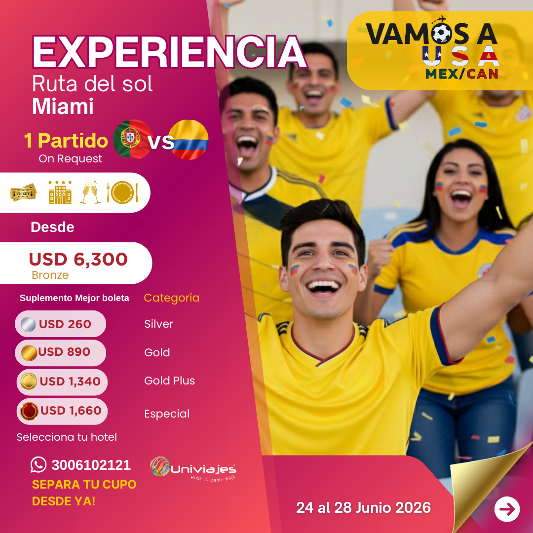 Experiencia en Miami 1 partido